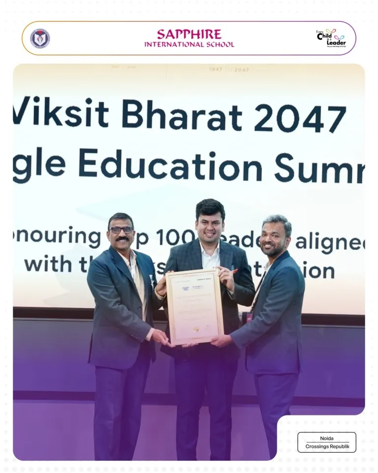 Recognized among the top 100 education leaders across India, at the Viksit Bharat 2047