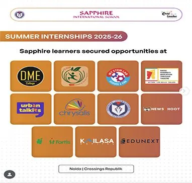 Entrepreneurship and Internship opportunities