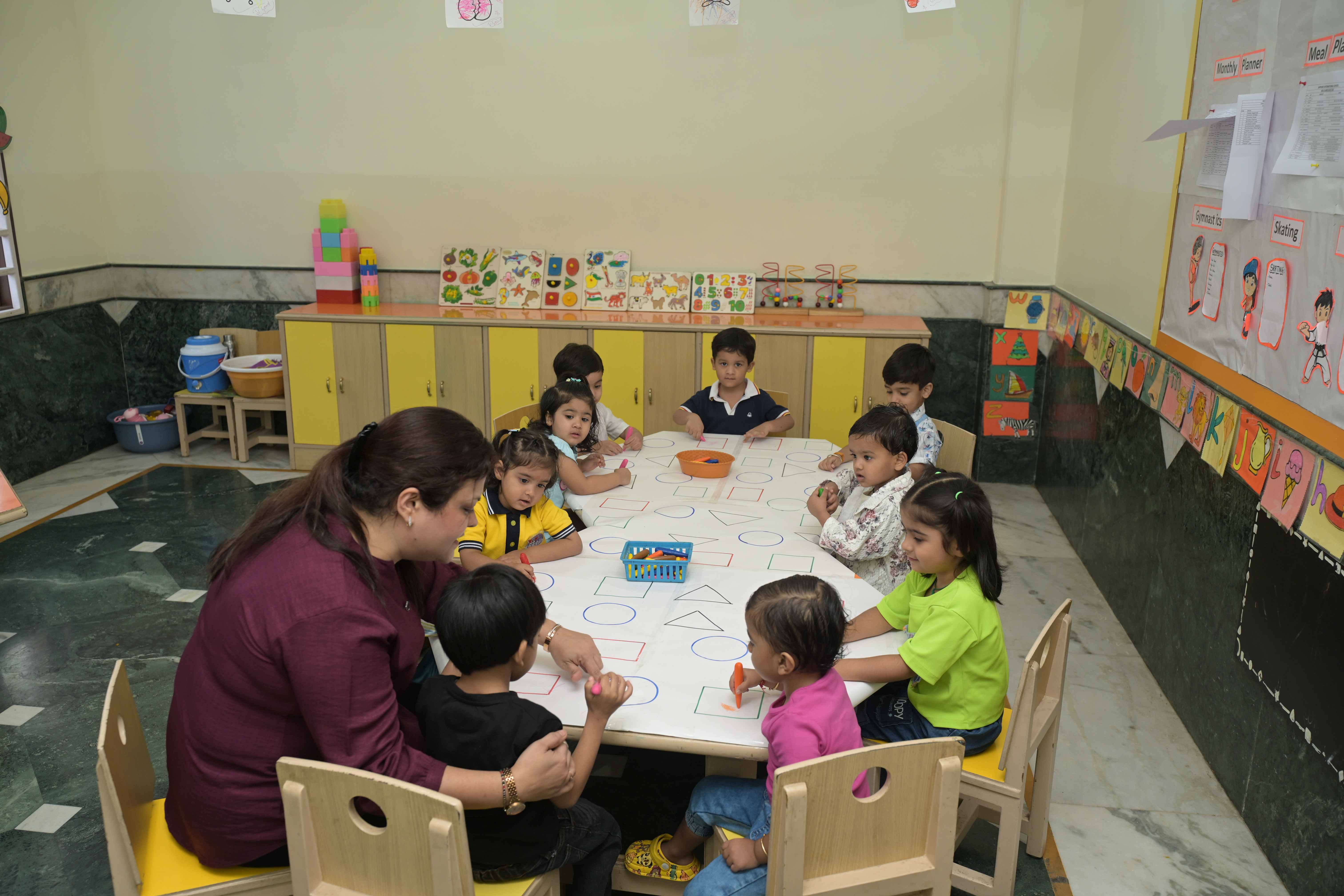Classroom At Sapphire Preschool Anand Vihar