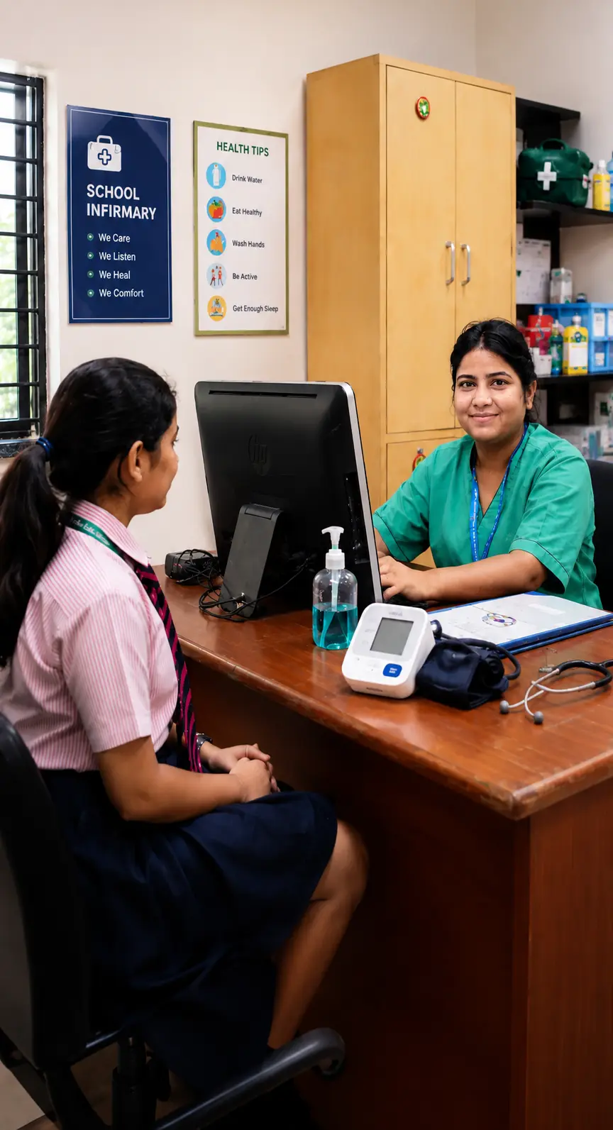 Infirmary at Sapphire School Noida