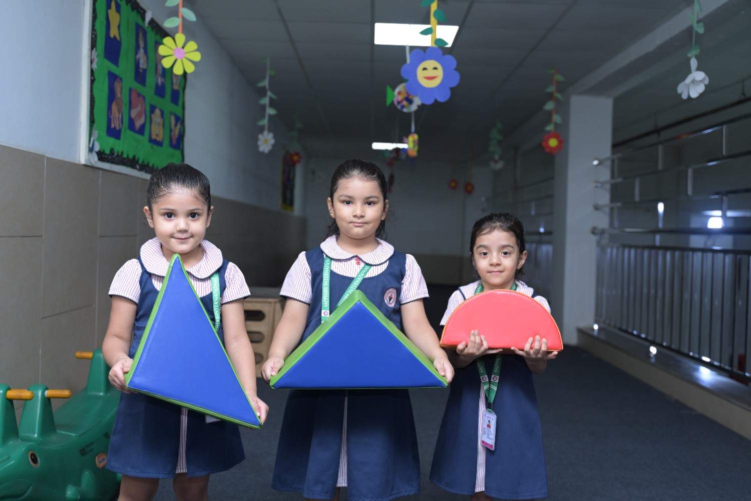 little ones at Sapphire International school, Crossing Republik