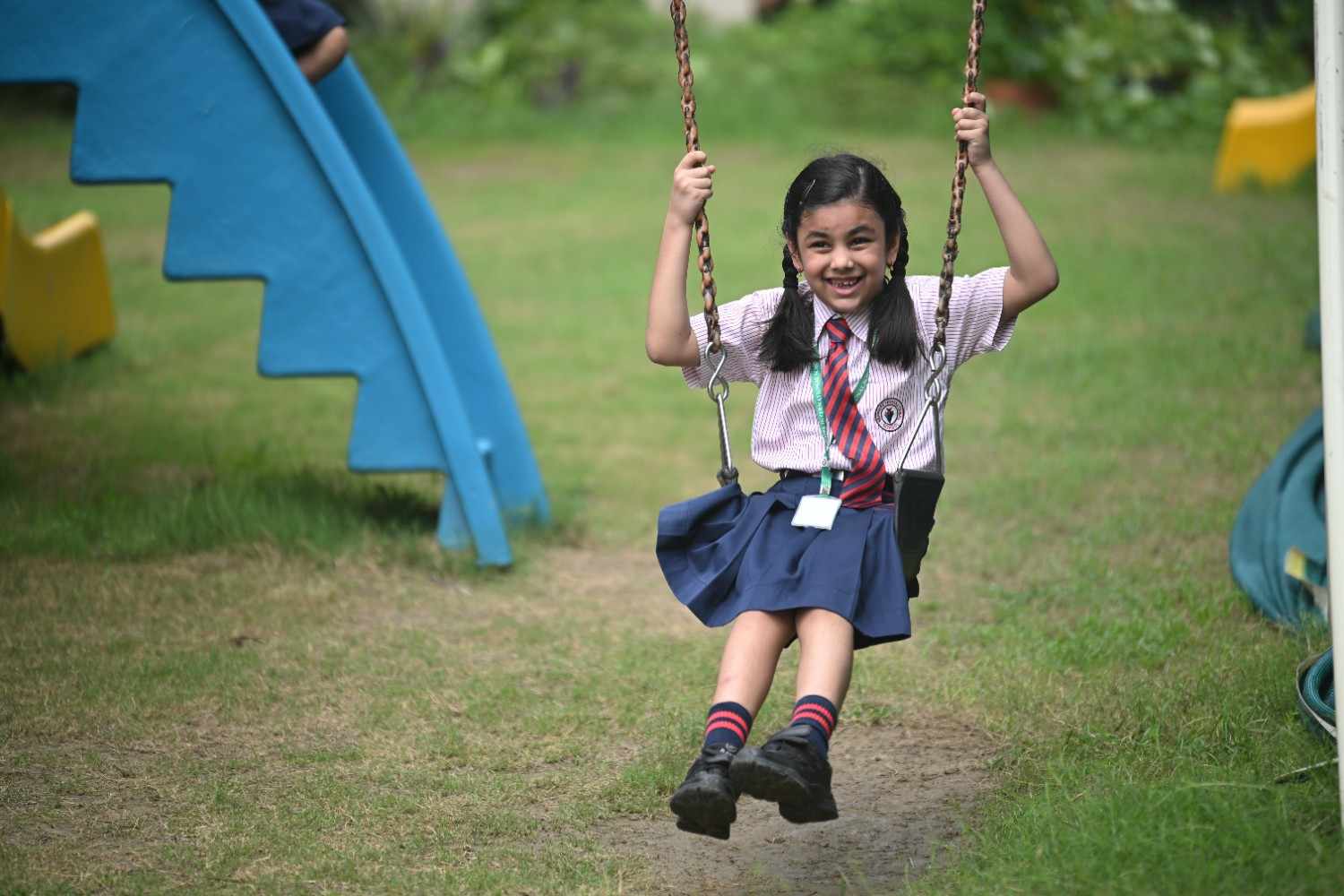 Swings and play area for  Sapphire International school, Crossing Republik