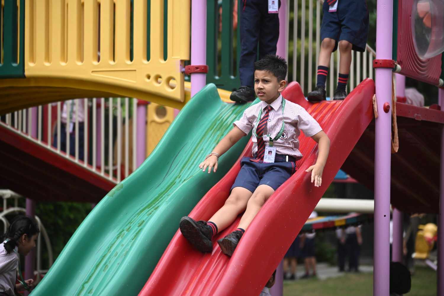 play area for  Sapphire International school, Crossing Republik